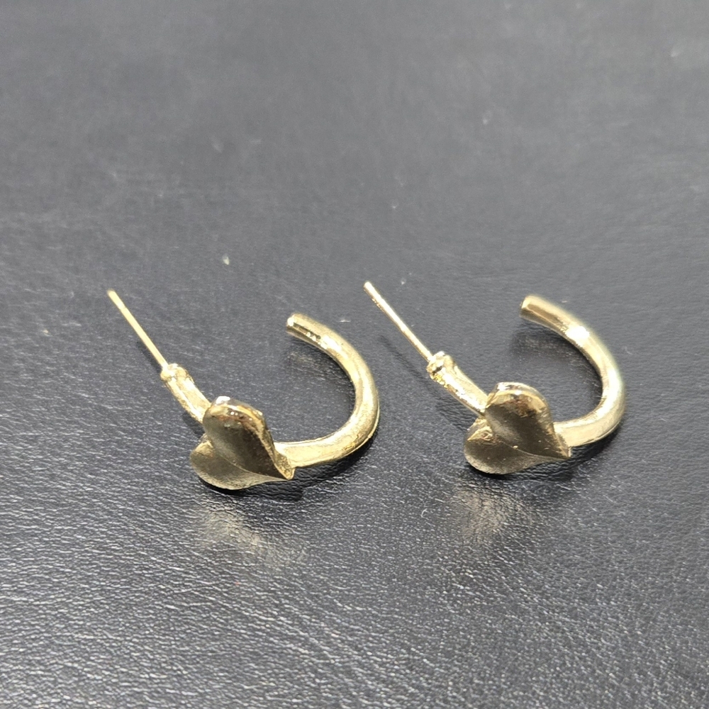 Elegant & Chic Stylish Hoop Heart Earrings Accessories Jewelry